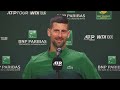Novak Djkovic Press Conference March 8th | Indian Wells 2025