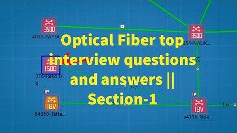 Optical fiber Interview questions || Fiber engineer interview questions || Optical fiber part-1
