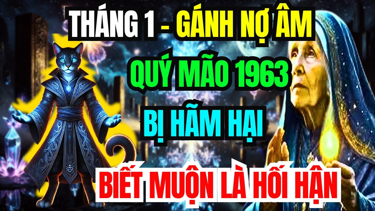 Sự Thật Đáng Sợ: Quý Mão 1963 Tháng 1 ÂL Gánh Nợ Âm Kiểu Gì Cũng Bị Hãm Hại - Biết Muộn Lỡ Cả Đời