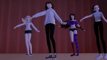 [MMD x OC x Friends  ]  Blackpink How You Like That