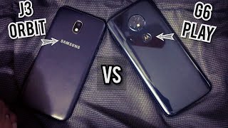 Samsung Galaxy J3 Orbit, Moto G6 Play -- Speedtest