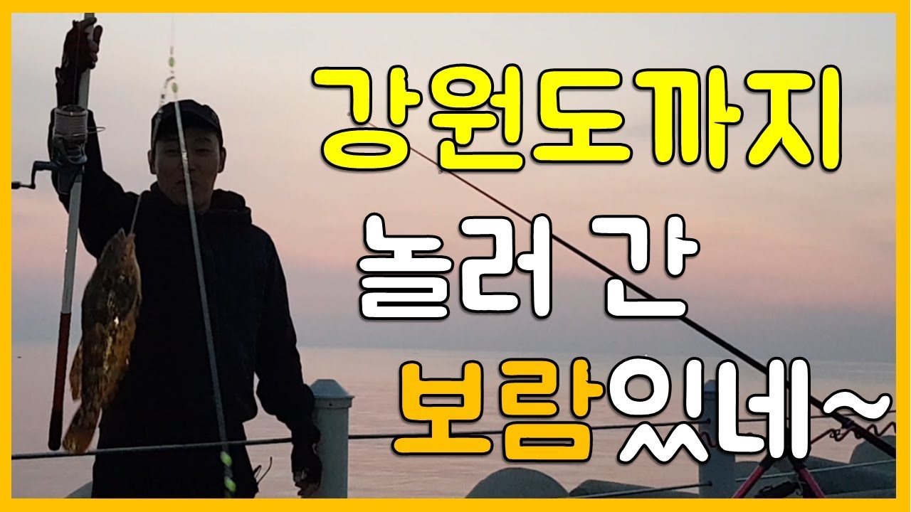 [원투/루어] 강원도 고성 교암방파제. 놀래미 밭이라고 해서 다녀왔습니다. (설명글 참고하세요)