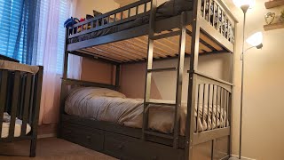 AMAZON Merax Twin Bunk Bed Review and Assembly