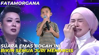 Viral juri Dan Penonton Kagum Dengan Suara Bocah Ini Dengan Lagu Fatamorgana