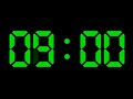9 MINUTES countdown digital timer with alarm sound
