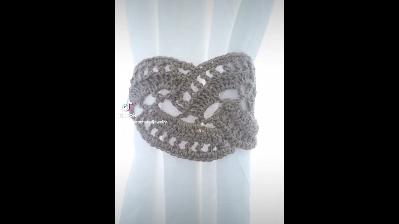 Natural  hemp tie backs for curtains  