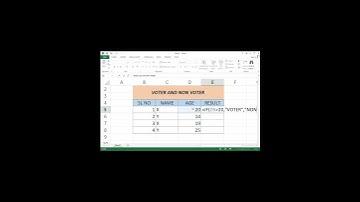 Excel If Conditional Formula voter non voter #excel #exceltricks #exceltips #exceltutorial