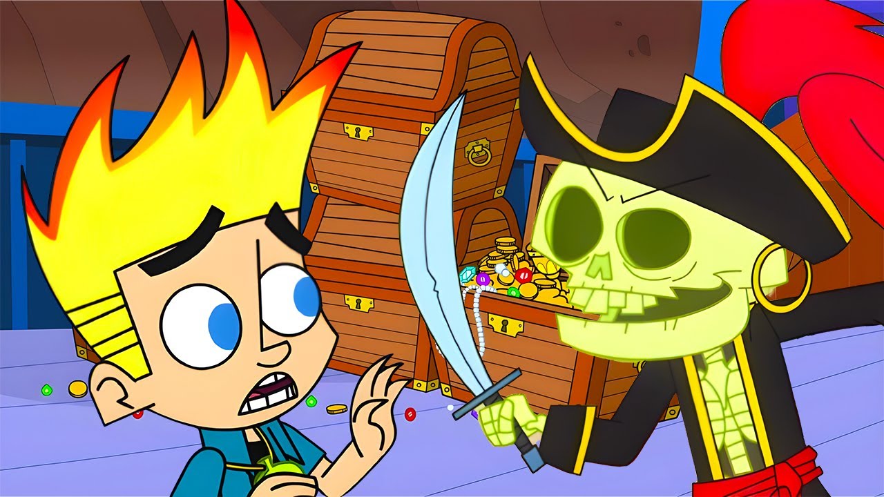 ¡Búsqueda del Tesoro Pirata! | Johnny Test | WildBrain Historias De Miedo Para Niños 👻 🎃