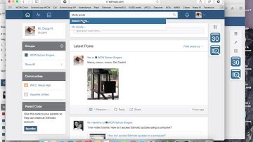 Edmodo.com Tutorial:  Searching Edmodo Posts