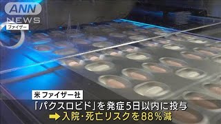 ファイザーの飲み薬「パスクロビド」オミクロン株にも有効か(2022年1月20日)