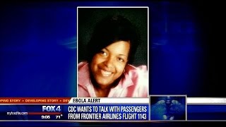 Frontier Airlines seeks to track down passengers on nurse's flight