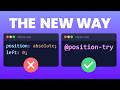 How The New POSITIONS Will Work in MODERN CSS