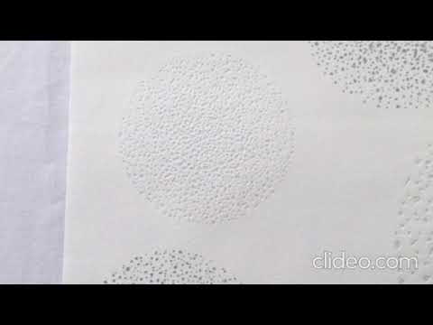 Шпалери As Creation 958111 – білі з сірими текстурними колами (колекція Avenzio), видео 1