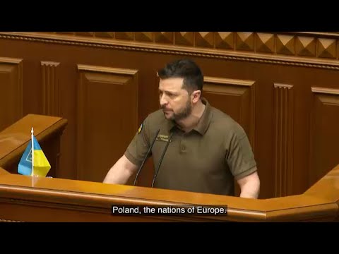 Volodymyr Zelensky and Andrzej Duda addressed the Parliament of Ukraine