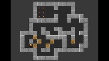 solve of the level 17 sokoban