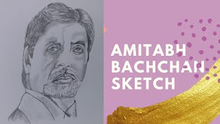 How To Draw Amitabh Bachchan Step By Step | Realistic Sketch Of Amitabh Bachchan | Easy Tutorial