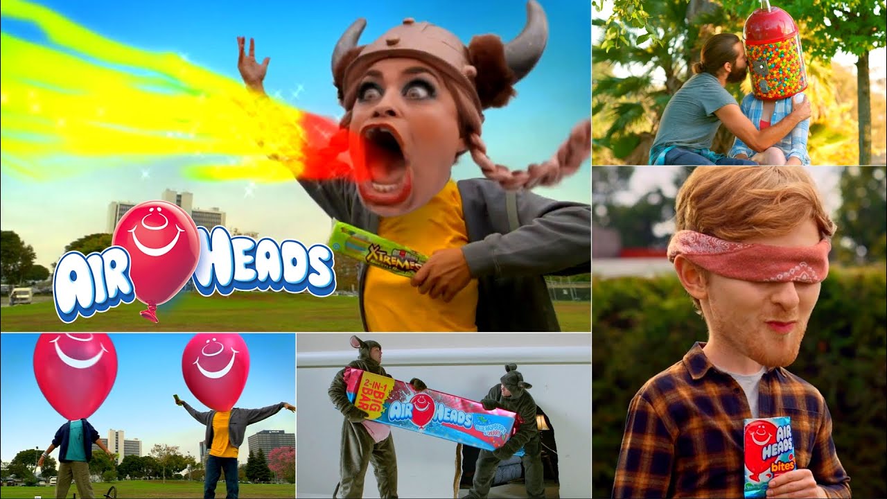 All The Best AirHeads Candy Funny Commercials Play More Play Delicious