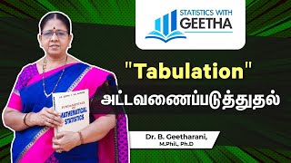 Tabulation of statistical data - general& special purpose - simple &complex tables -parts of tables.