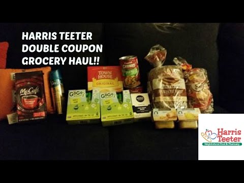 Harris Teeter Double Coupon Event Grocery Haul!