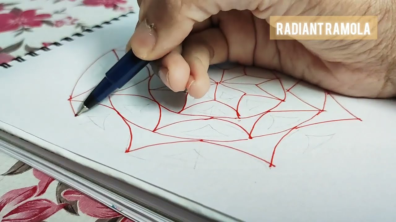 Easy DIY Colorful Mandala Drawing | Relaxing Art Tutorial 
