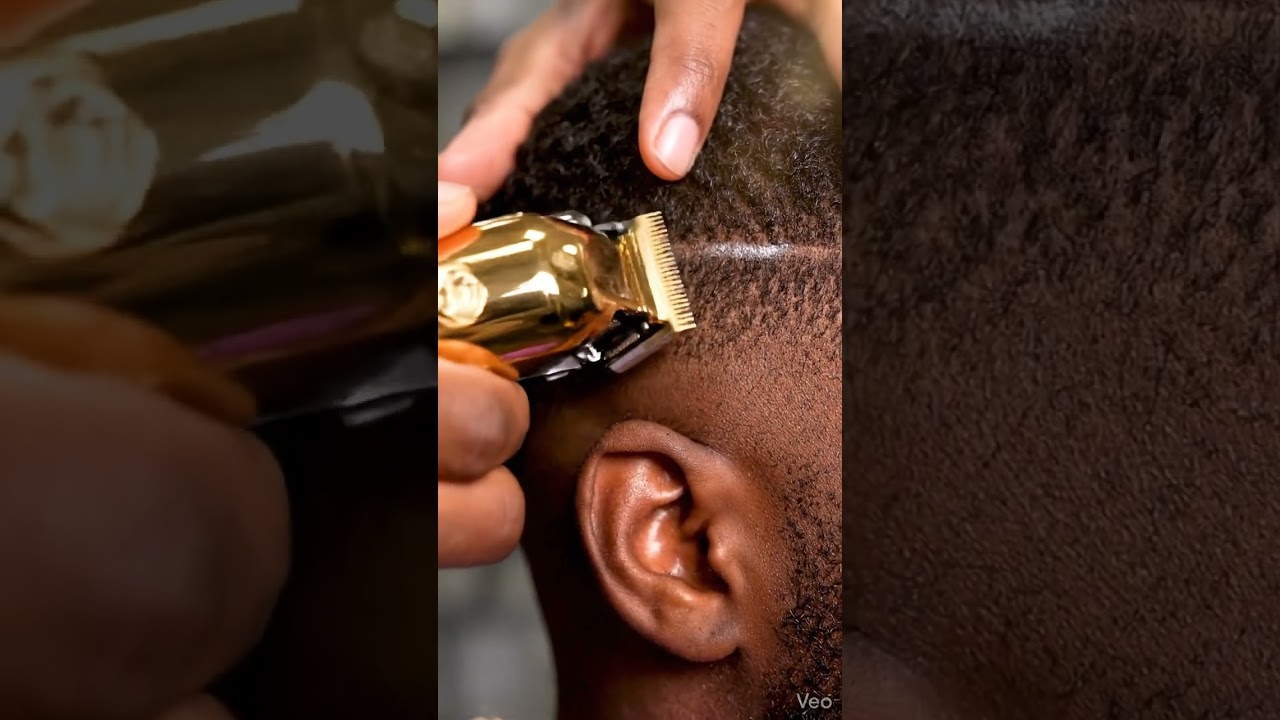 Sharp Edge Hairline Technique Barber Tutorial #barber #lineup #technique