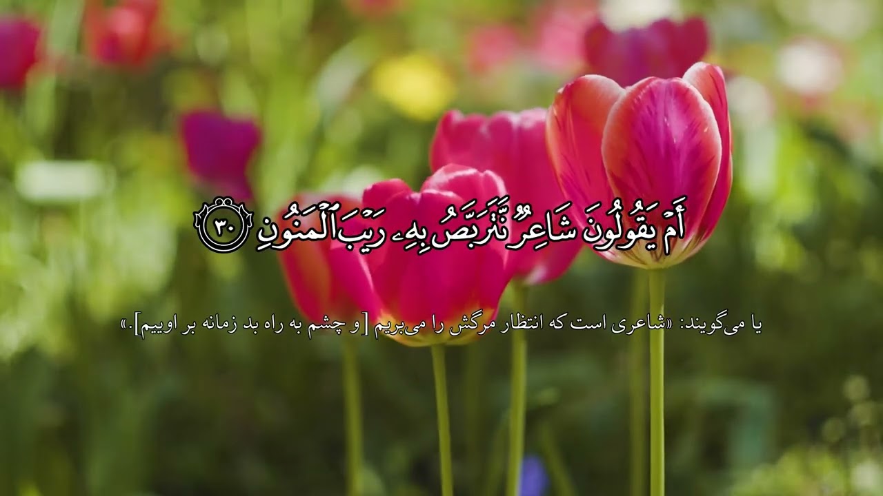 ترجمه گویای سوره طور (فولادوند)