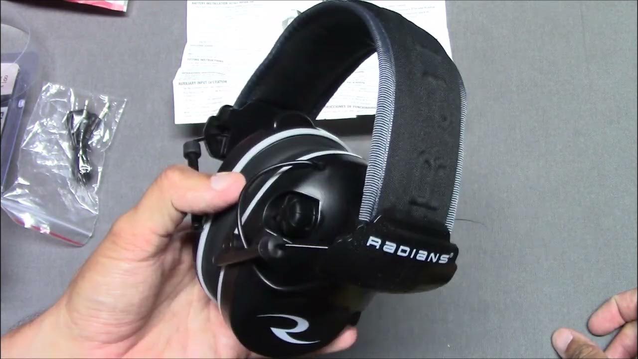 Radians R3200 Dual Electronic Hearing Protection YouTube