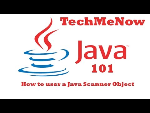 How to user a Java Scanner Object