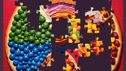 Pizza Jigsaw Puzzle 🍕 | Relaxing ASMR | Satisfying Colours Magic | PUZZLEMASTER1122