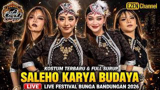 KOSTUM TERBARU Warok Nyai Bendolegi FULL SURUP - SALEHO KARYA BUDAYA Live FESTIVAL BUNGA BANDUNGAN