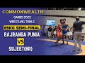 65kg semifinal bajrang punia vs sujeet haryana commonwealth games 2022 wrestling trials  cwg trials