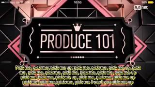 Produce 101 - Pick me lyric [ENG-ROM]
