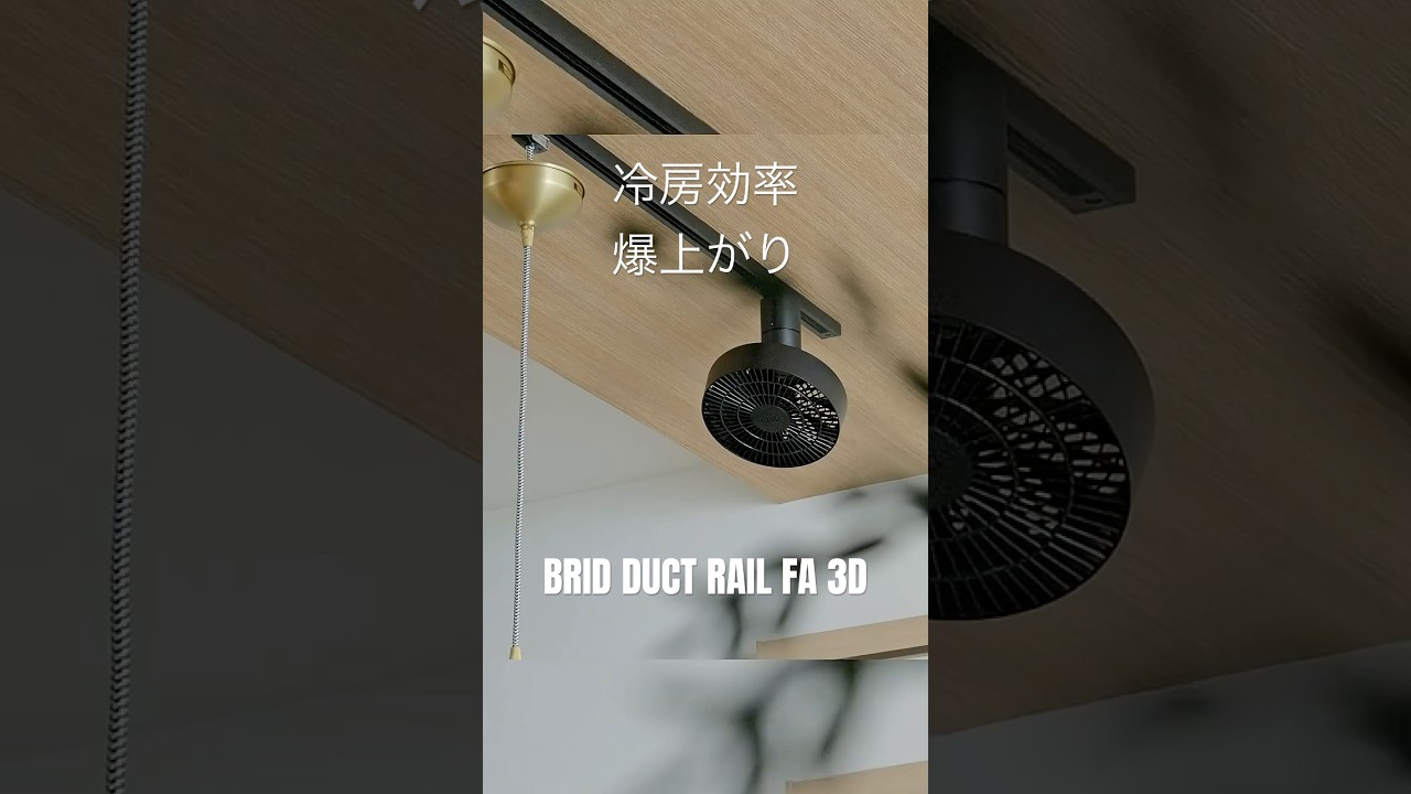 BRID DUCT RAIL FAN 3D | YUKICH LIVING SHOP