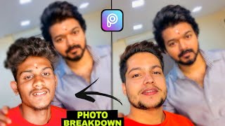 How to Edit Selfie With Vijay PicsArt Tamil | Selfie Image Breakdown - Sk Editz Tamil screenshot 1
