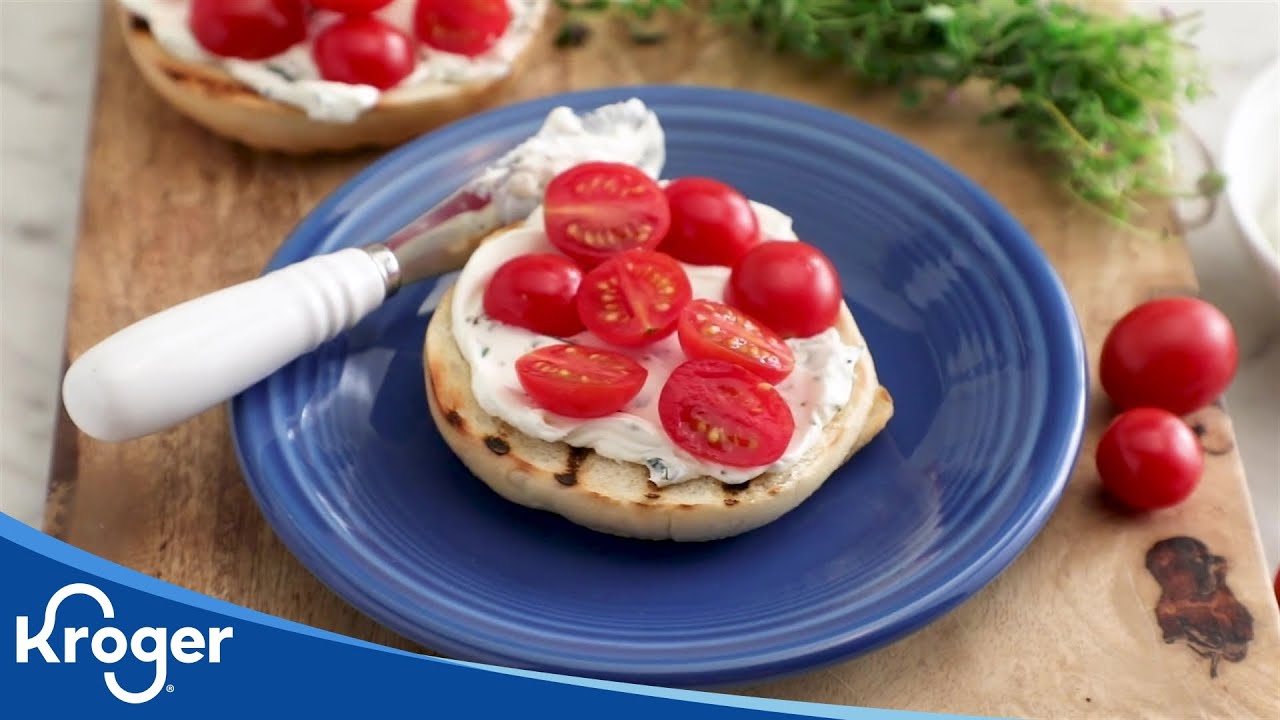 How to Make Grilled Bagels Kroger Recipes Kroger YouTube