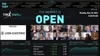 Lion Electric Virtually Opens The Market May 10 2021