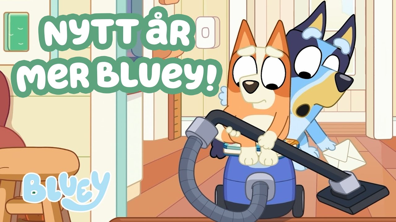 Nytt år, mer Bluey! 💙⭐️ | Bluey Officiella Svenska Kanalen