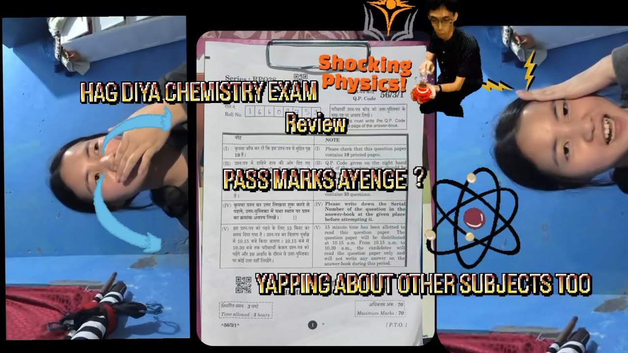 CLASS 12 CHEMISTRY PAPER Review #2026🤯 😭|| Yapping about other subjects too ft. physics and phe🤯💥 