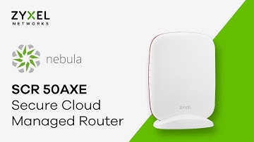 SCR 50AXE Secure Cloud-managed Router WiFi 6E AXE5400 | Nebula