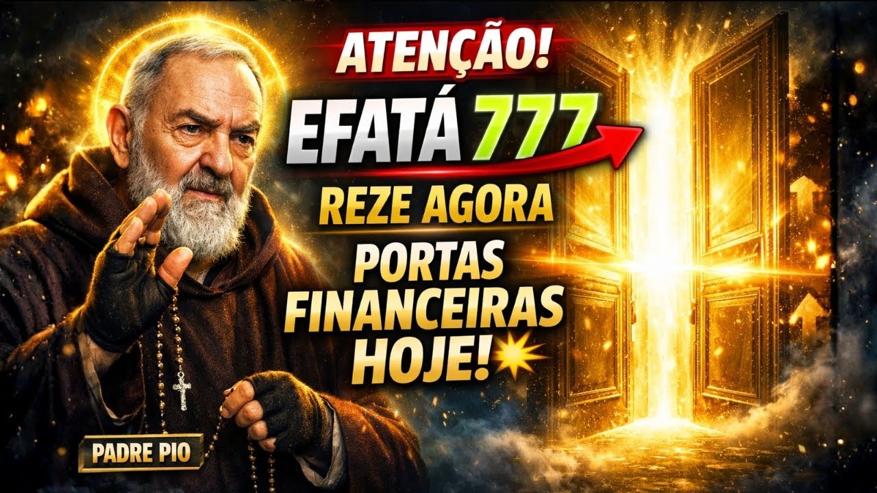 ATENÇÃO: ORAÇÃO EFATÁ 777 DE PADRE PIO — REZE AGORA E DEUS ABRE PORTAS FINANCEIRAS HOJE!