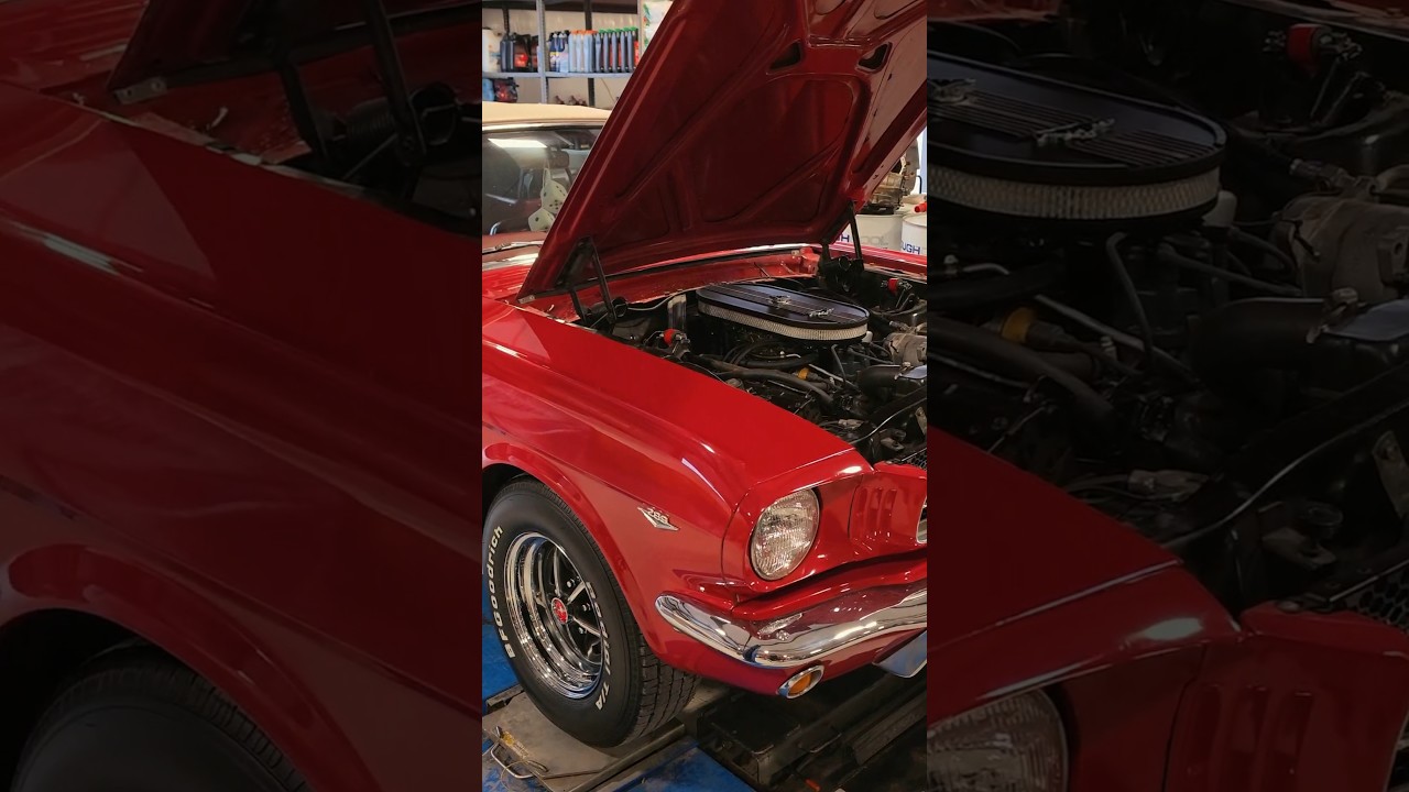 1965 Mustang Front-End Alignment #shorts