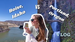 Travel to Portland, Oregon & Boise, Idaho. What to do in Portland, Oregon VLOG tour. Where to live??