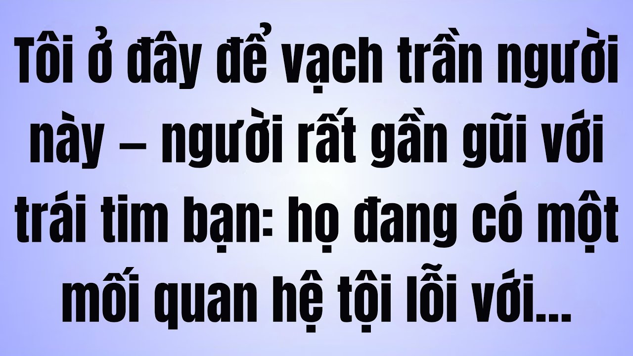 👉Chúa phán: Người phản bội bạn là... | Thông điệp của Chúa hôm nay