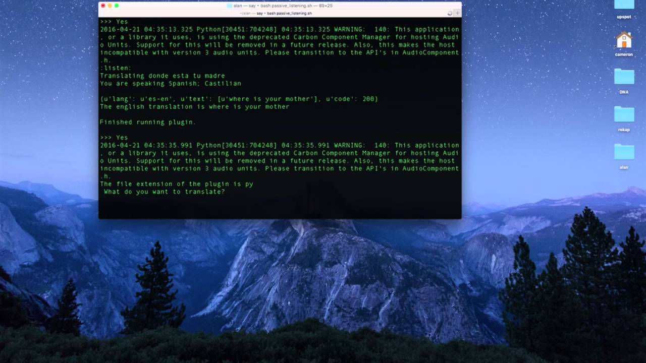 Alan the ai bot can now translate languages - YouTube