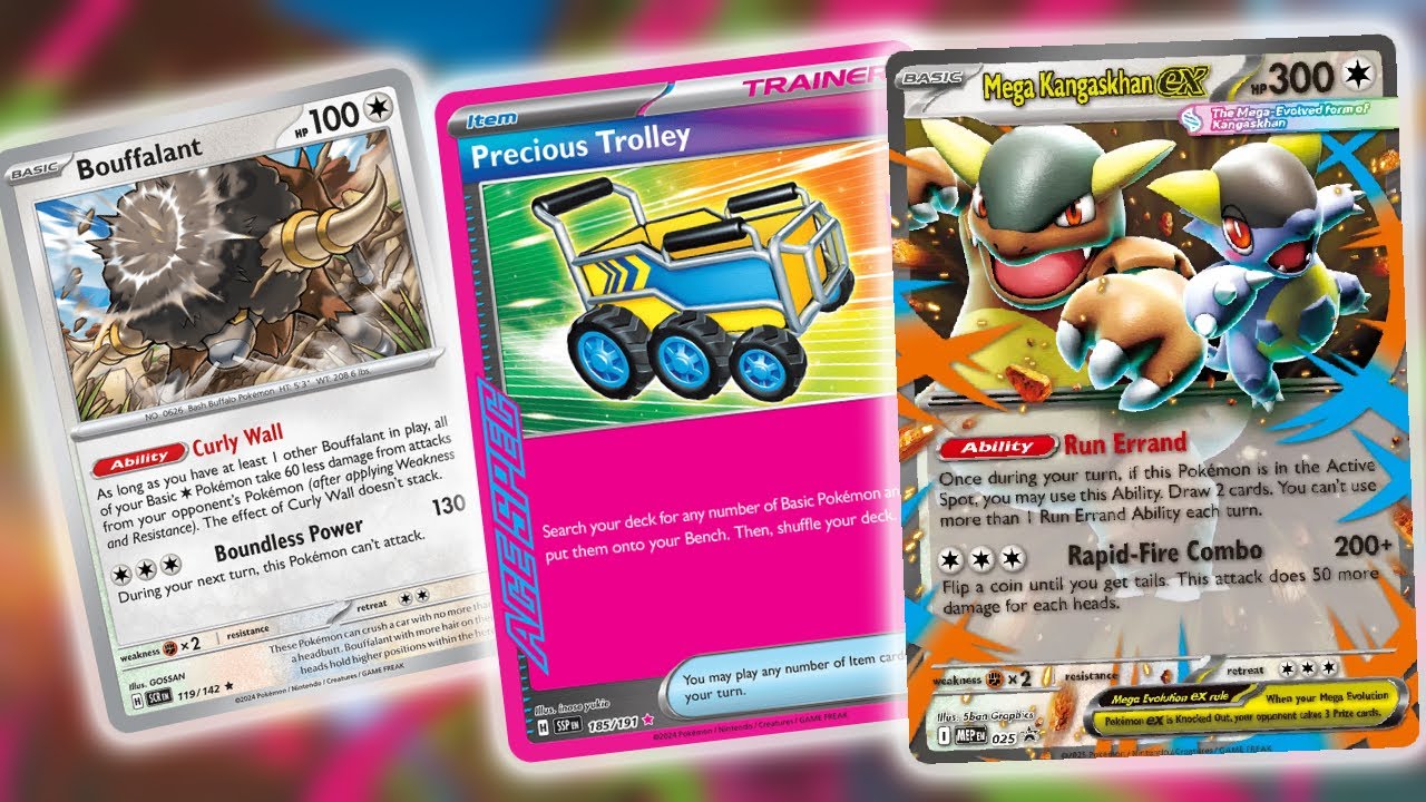 Mega Kangaskhan with Bouffalant Tank