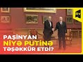 Paşinyan və Putin hansı məsələləri müzakirə ediblər?