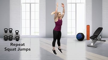 How to do Repeat Squat Jumps
