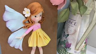 FAIRY DECORATIVE PROJECT | CLAY MODELING TUTORIAL | Patricia Santoro | .