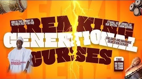 BREAKING GENERATIONAL CURSES SERVICE | 26, OCTOBER 2025 | FAITH TABERNACLE OTA.