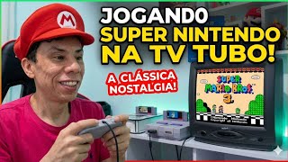 JOGANDO CLASSICOS RETRO DA INFÃNCIA DIRETO CONSOLE SUPER NINTENDO RGB
